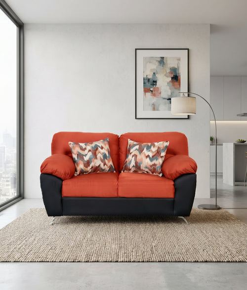 Love Seat Polonia de 2 Plazas con Cojines Decorativos