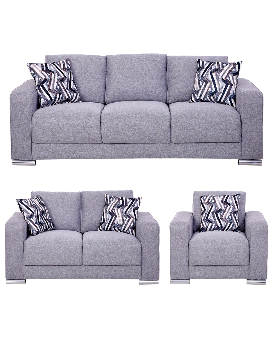 Sala Moderna 3 Piezas | Sofá + Loveseat + Sillón | Angie