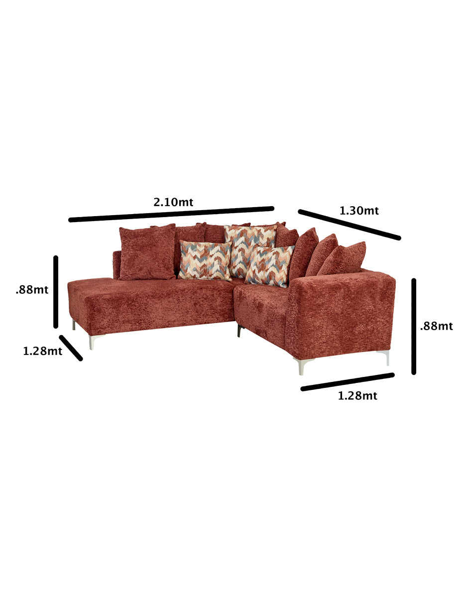 Sala Modular En L Modelo Antonella 3-2 Moderna Esquinera