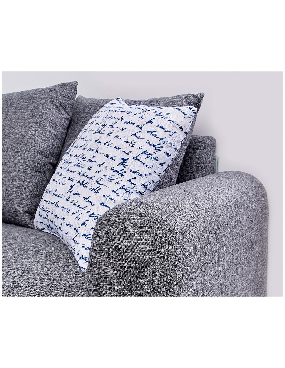 Sala Esquinera En L | Sillón + Sofá + Loveseat | Ágora con Cojines decorativos Incluidos